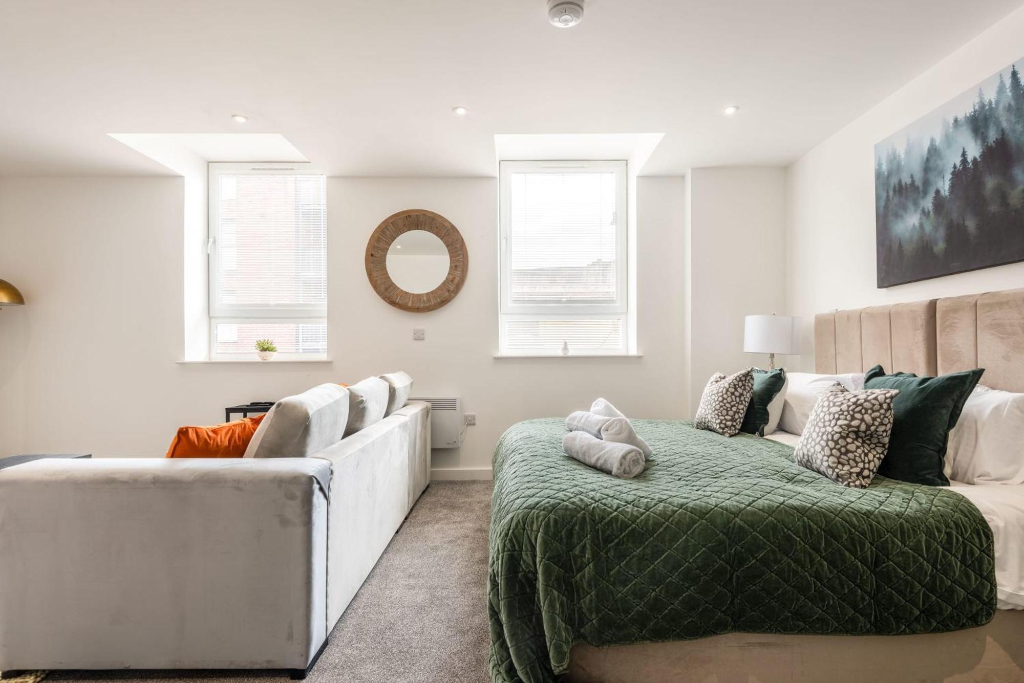 Contemporary 1 Bed Central Rotherham Studio Zewnętrze zdjęcie